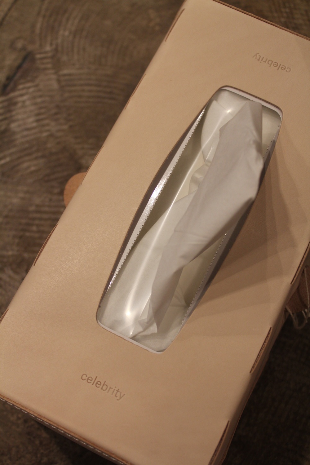 Hender Scheme (エンダースキーマ) tissue box case for celebrity /  ティッシュボックスケースforセレブリティ