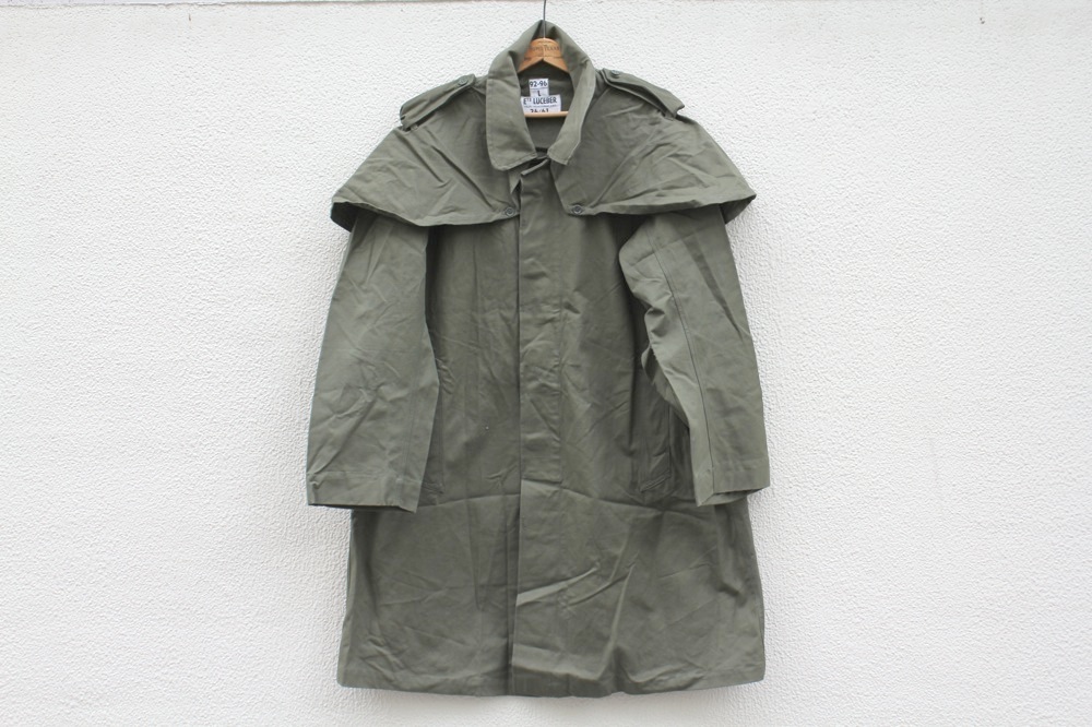 French military dead stock cape coat