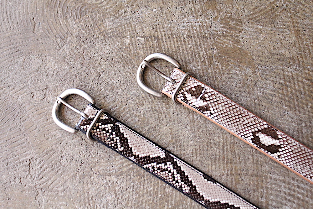 全国通販 Hender Scheme エンダースキーマ Python Tanning Belt パイソン柄ベルト Post 78 Online Store 東京 都立大学駅前のセレクトショップ