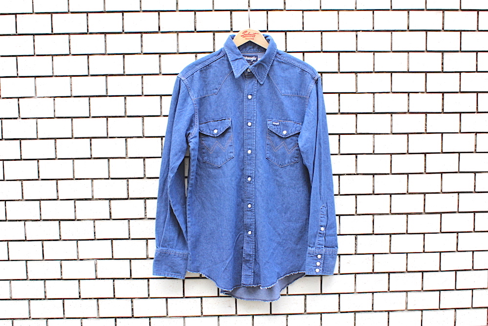 全国通販 Vintage ヴィンテージ Wrangler Denim Shirts ラングラーデニムシャツ Small 日本サイズs相当 Post 78 Online Store 東京 都立大学駅前のセレクトショップ