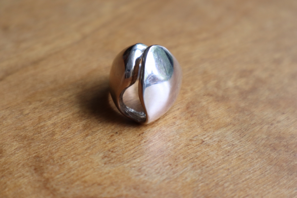 全国通販】VINTAGE(ヴィンテージ) 50s EURO”SILVER RING (リング)” 12