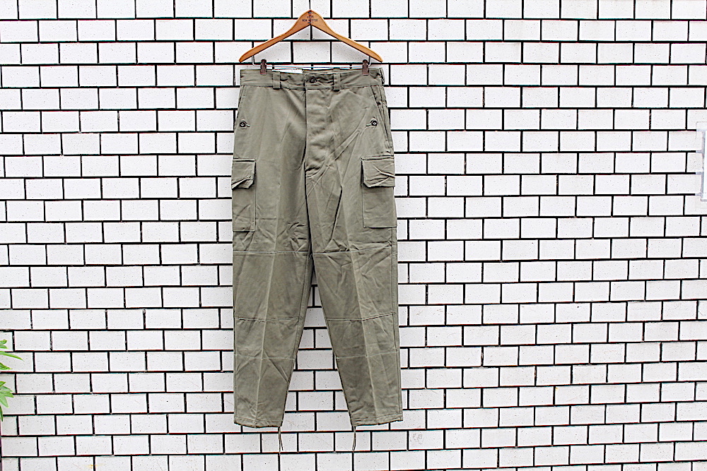 完成品 実物 デッドストック フランス軍 M-64 カーゴパンツ - 通販
