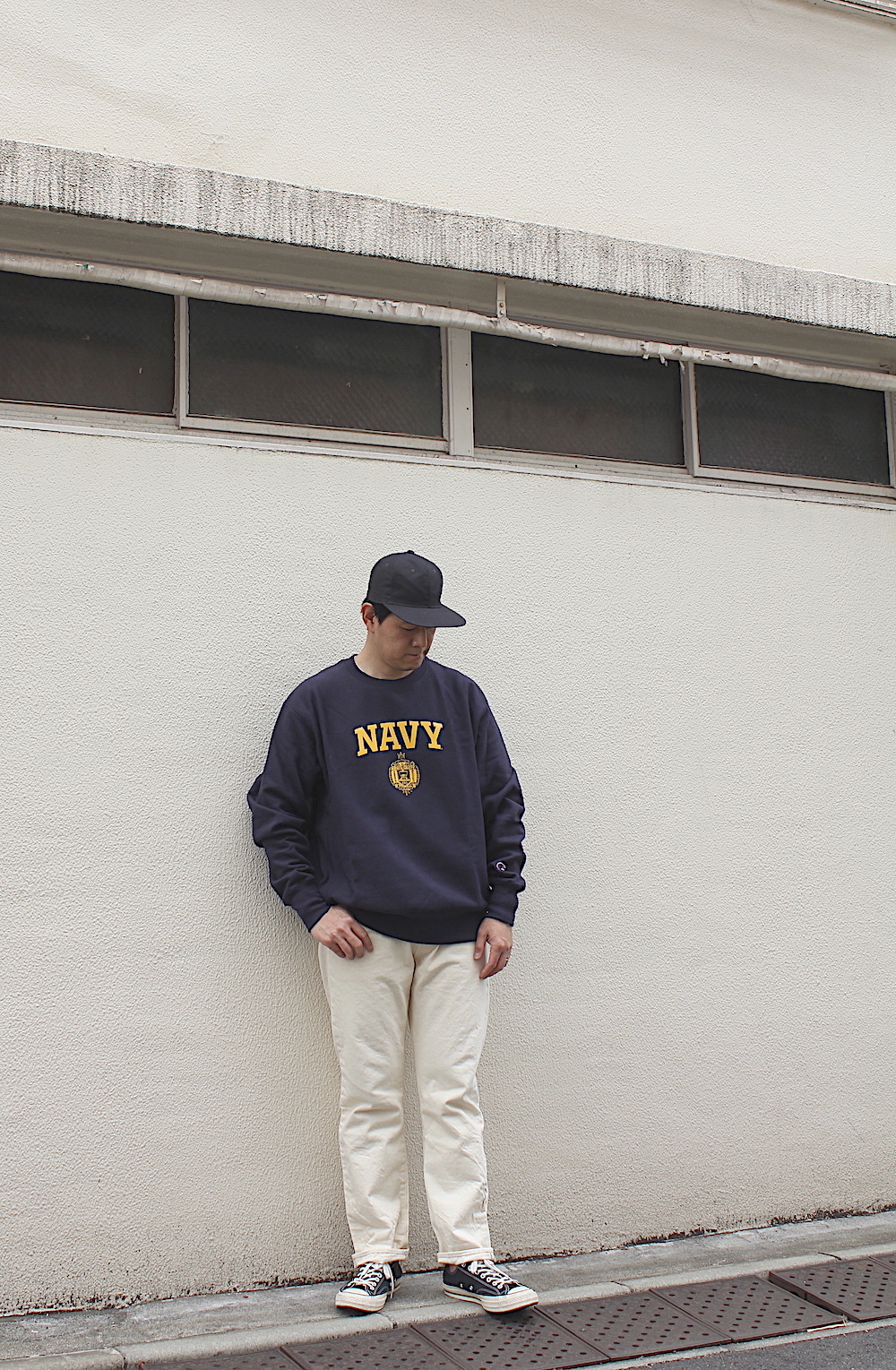 Champion USNA OFFICIAL パンツ リバースウィーブ XL