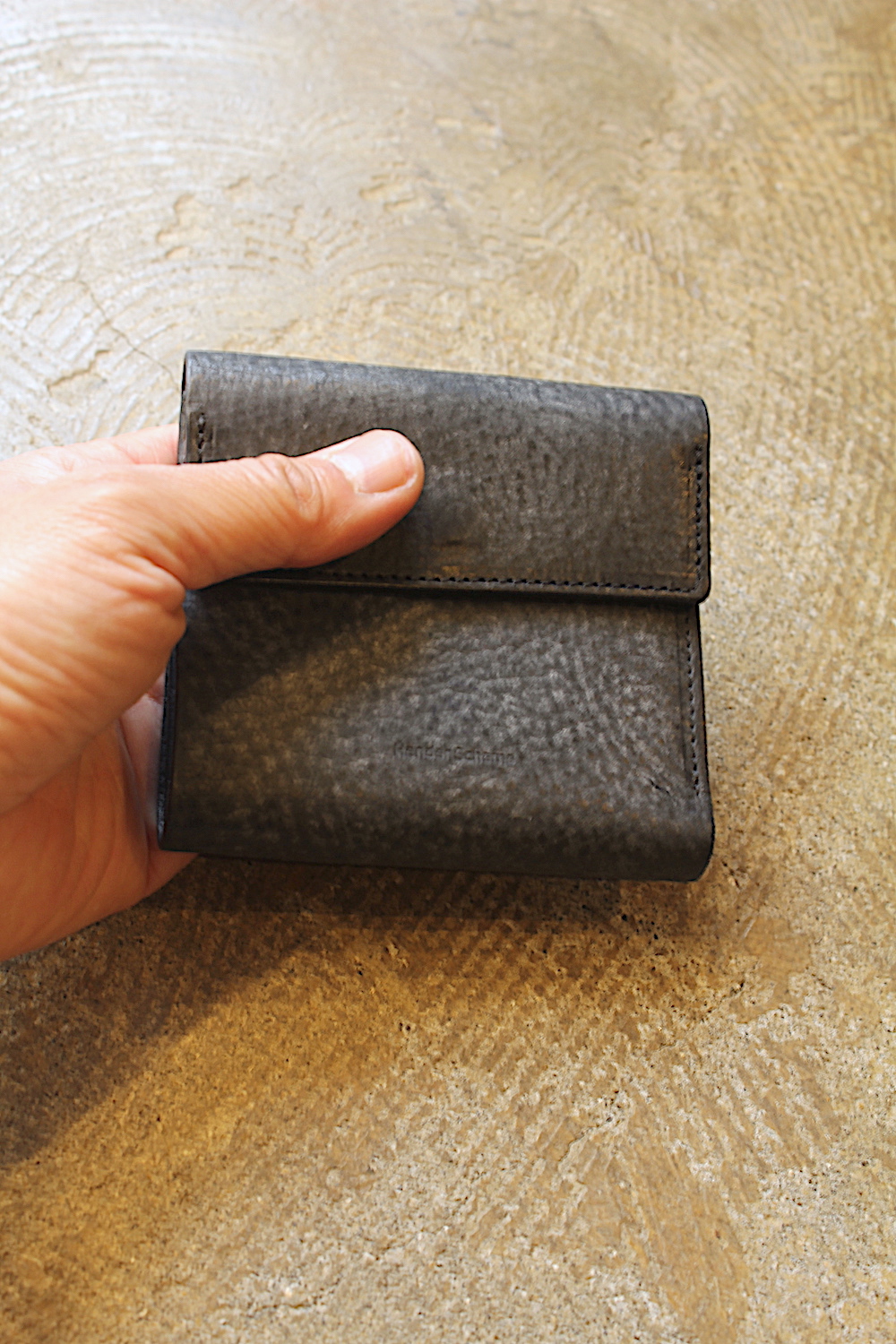 hendep scheme clasp wallet black