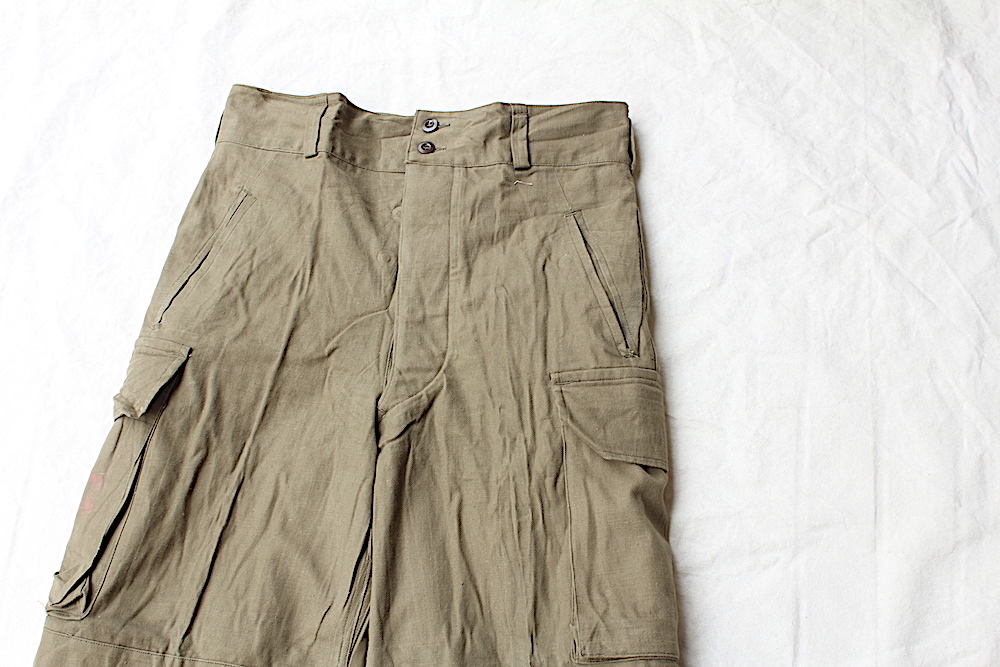 全国通販】DEAD STOCK 50's French Military M-47 Cargo Pants 前期