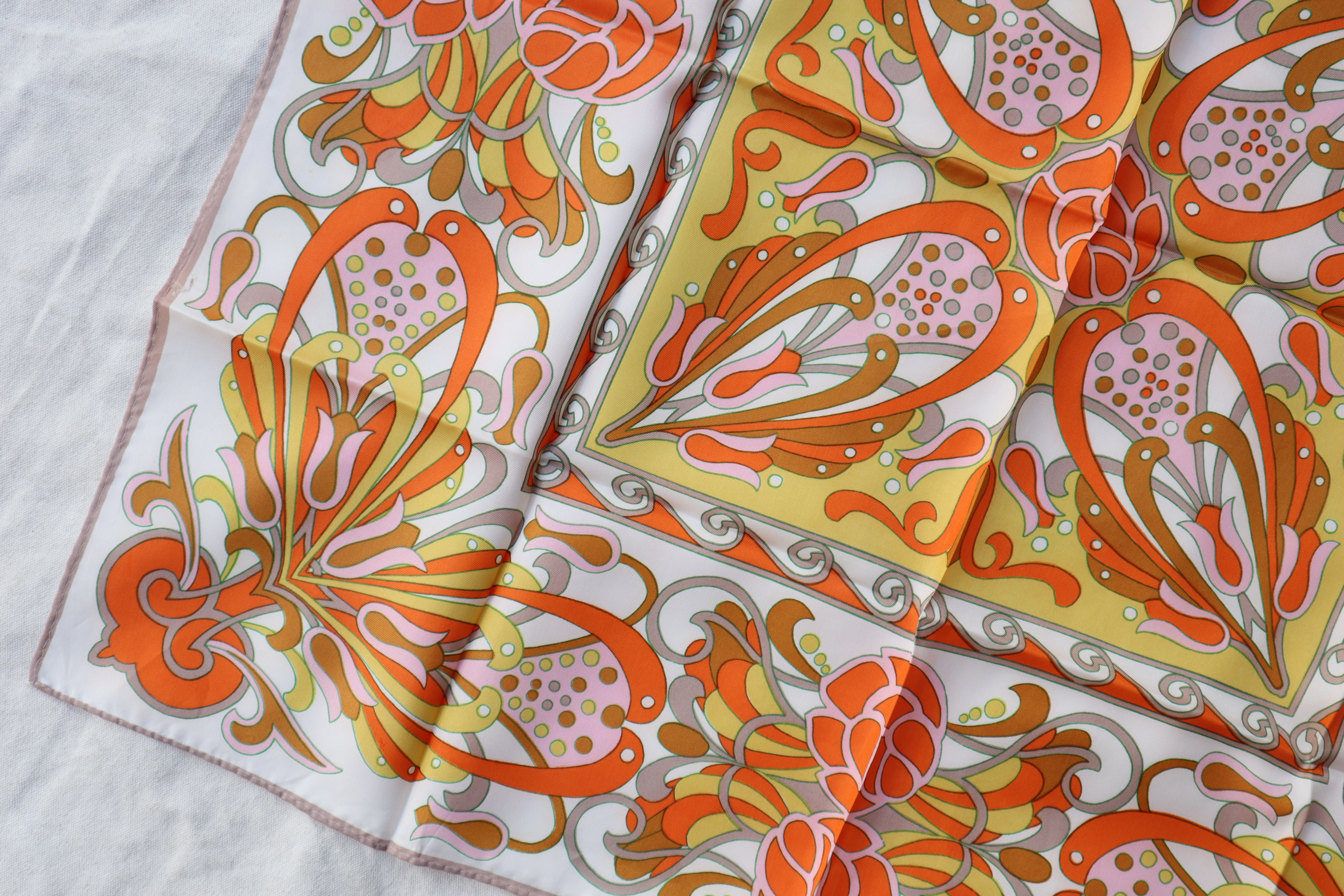 全国通販】VINTAGE ヴィンテージ EURO ”SILKSCARF (シルクスカーフ