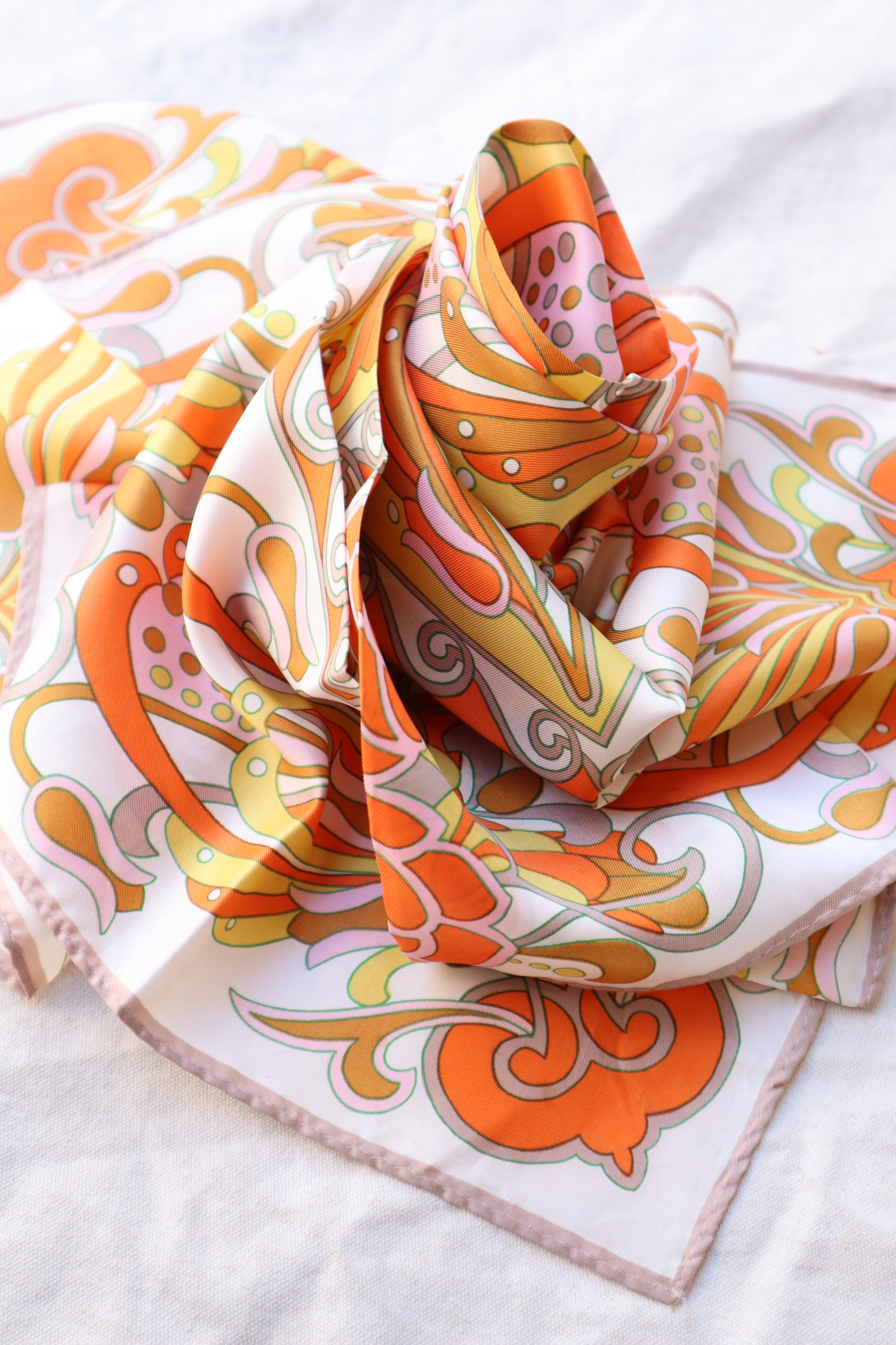 全国通販】VINTAGE ヴィンテージ EURO ”SILKSCARF (シルクスカーフ