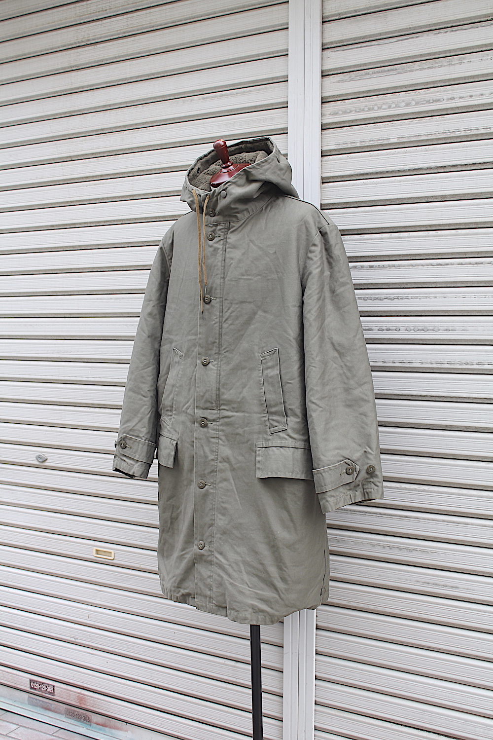 全国通販 Dead Stock 90s German Military Field Coat With Boa Liner ドイツ軍フーデッドコート Post 78 Online Store 東京 都立大学駅前のセレクトショップ