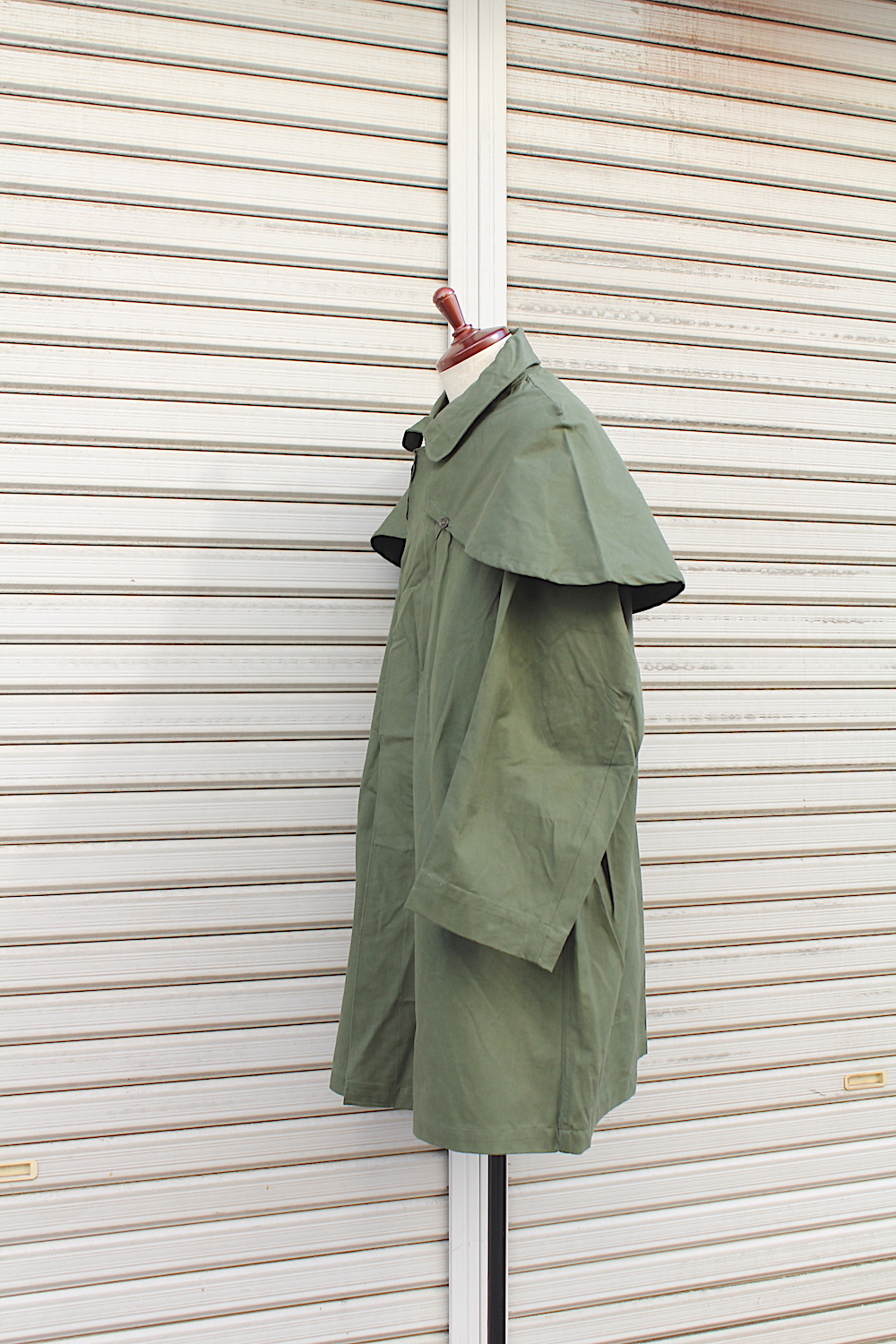 French military dead stock cape coat