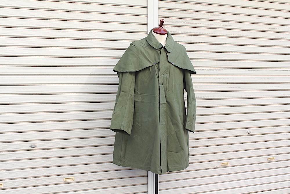 French military dead stock cape coat