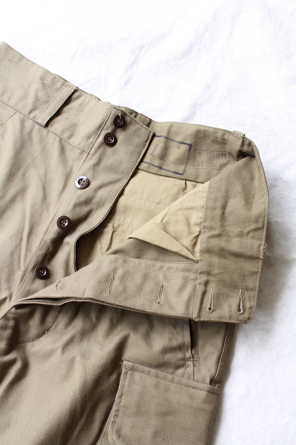 全国通販】DEAD STOCK 50's French Military”M-47 Cargo Pants