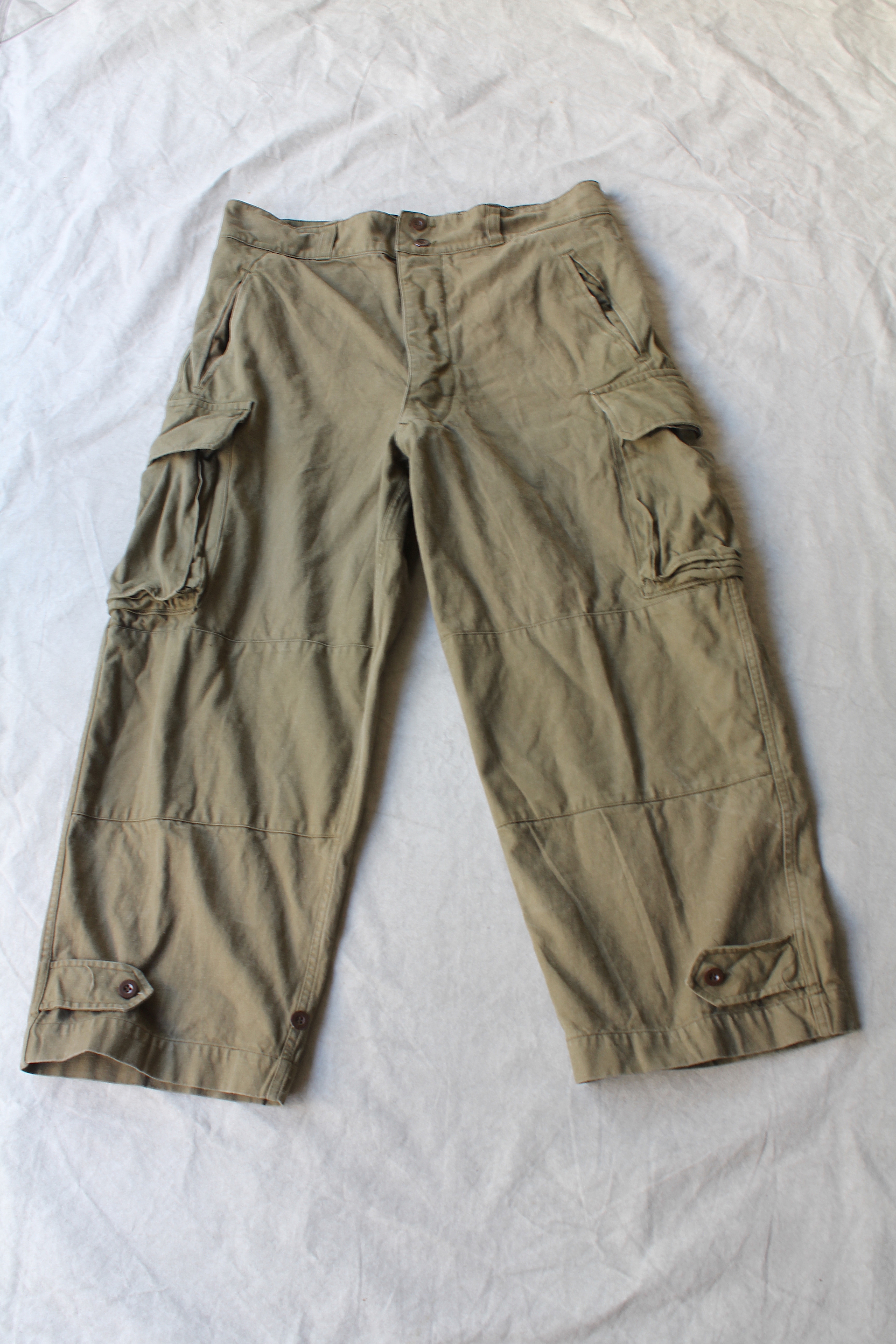 全国通販】VINTAGE 50's French Military”M-47 Cargo Pants 前期 