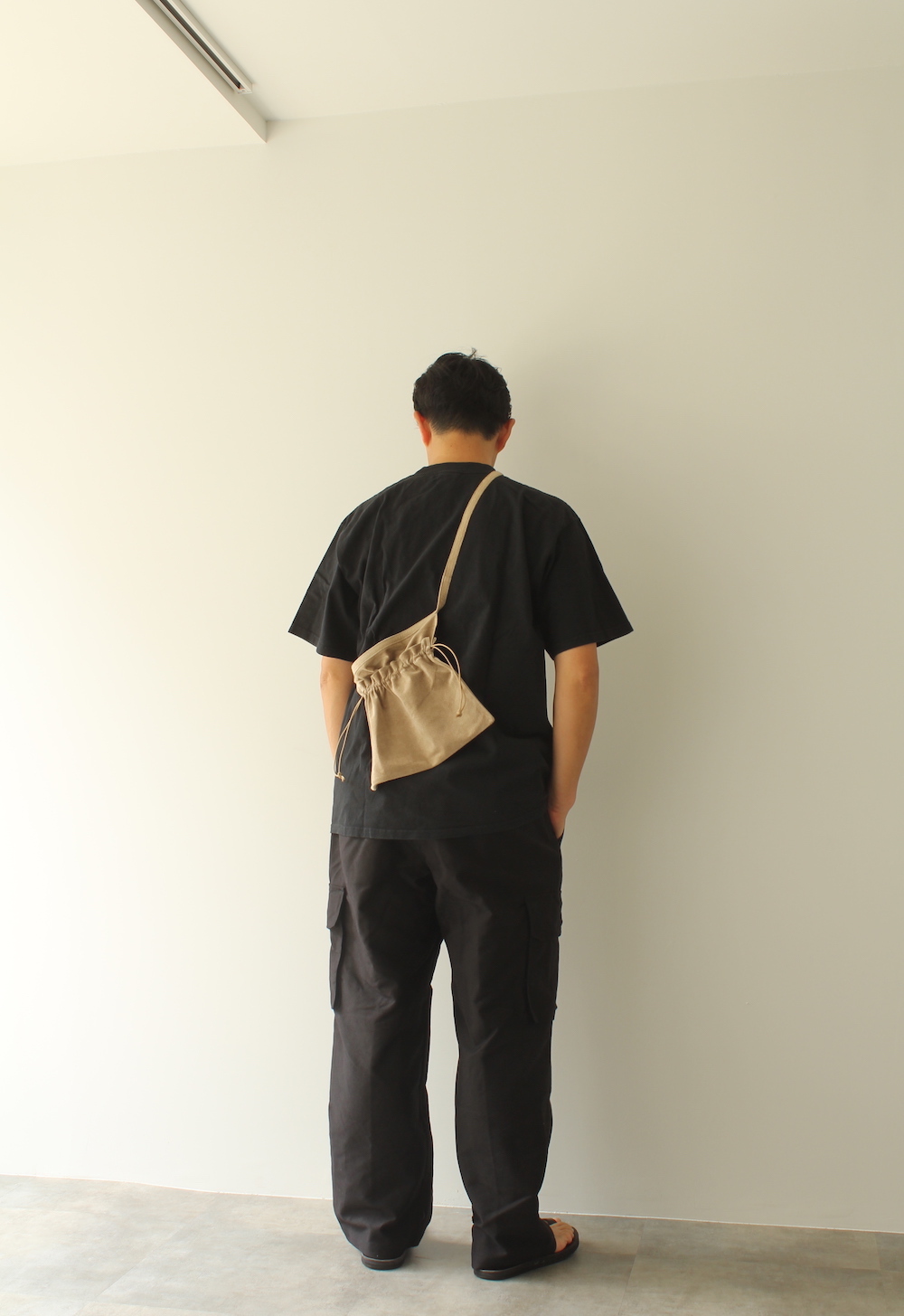 Hender Scheme red cross bag small がーくん着用