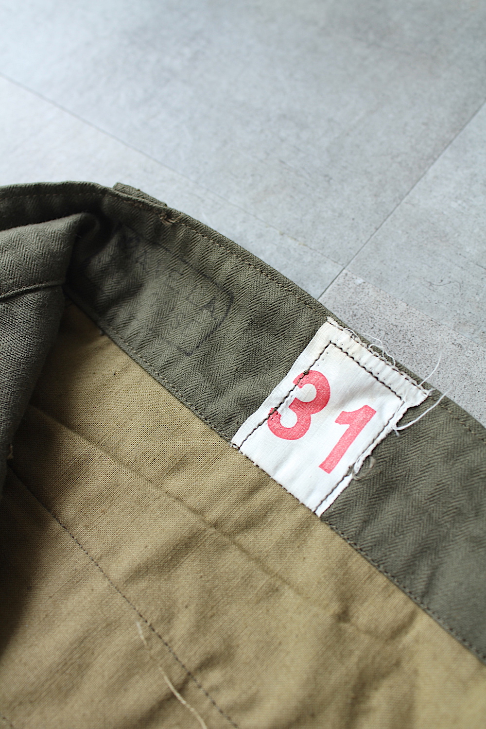 全国通販】DEAD STOCK 60s FRENCH ARMY”M47 CARGO PANTS 後期