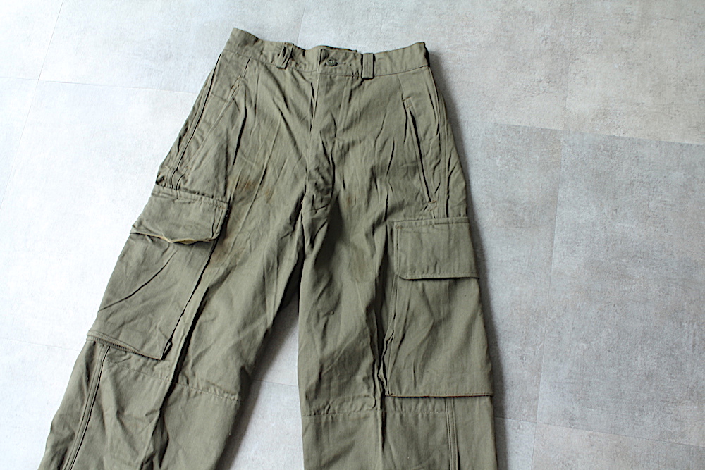 全国通販】DEAD STOCK 60s FRENCH ARMY”M47 CARGO PANTS 後期