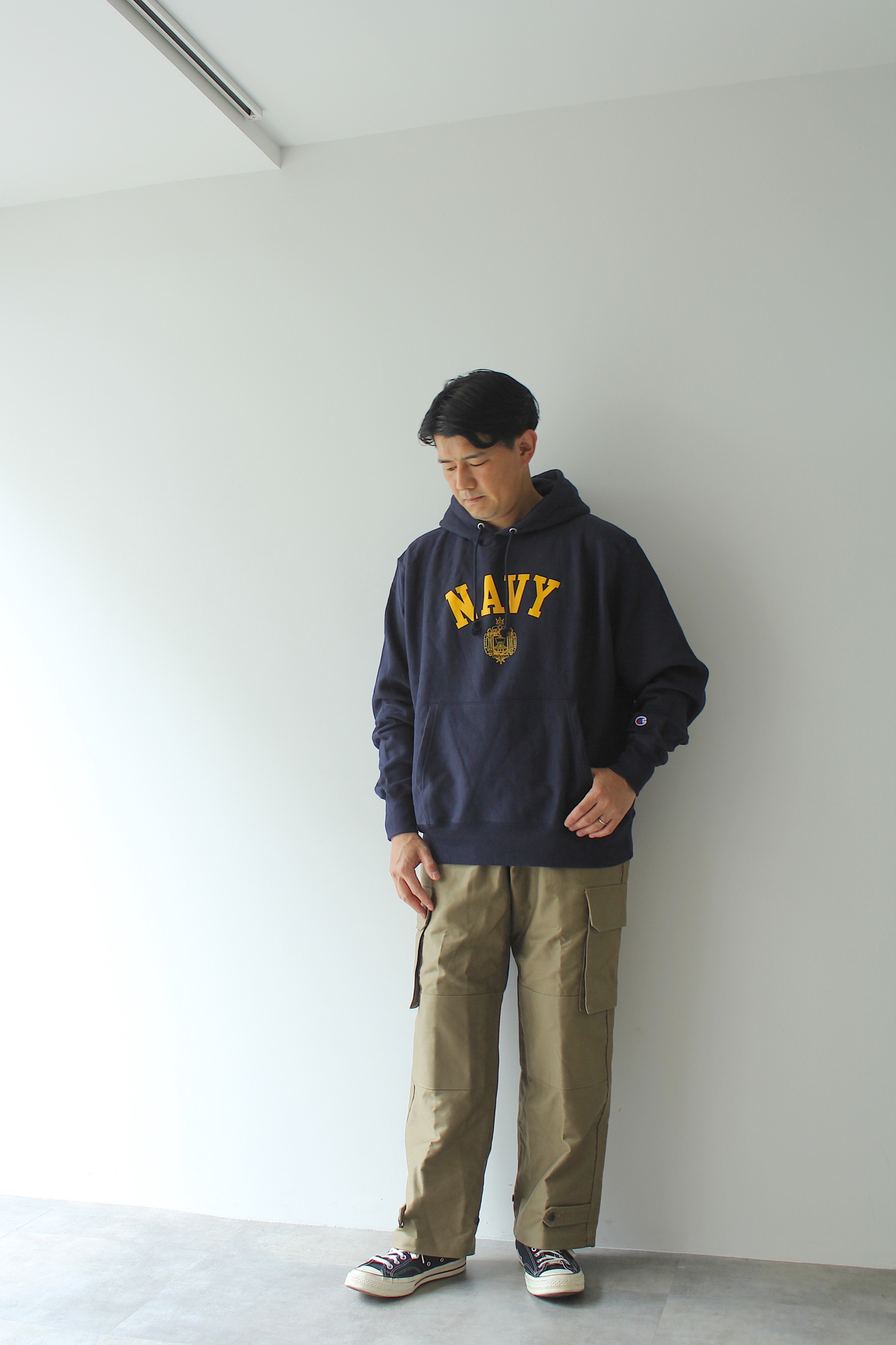 Champion USNA OFFICIAL パンツ リバースウィーブ XL