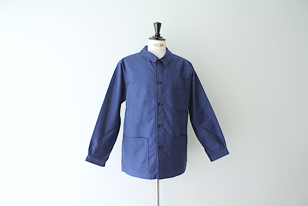 20s French blue moleskin coverall