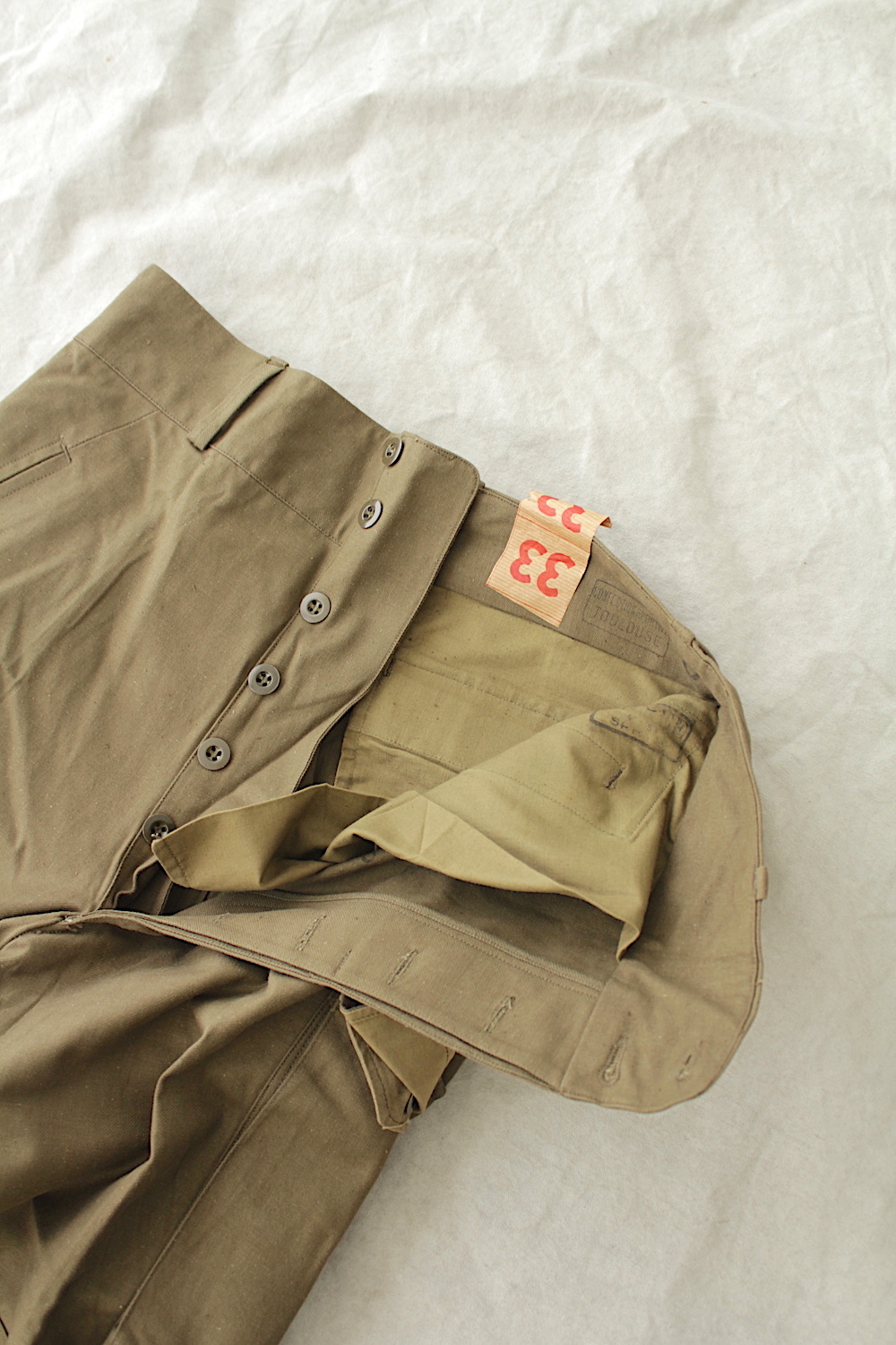 全国通販】DEAD STOCK 50s FRENCH ARMY”M47 CARGO PANTS 前期