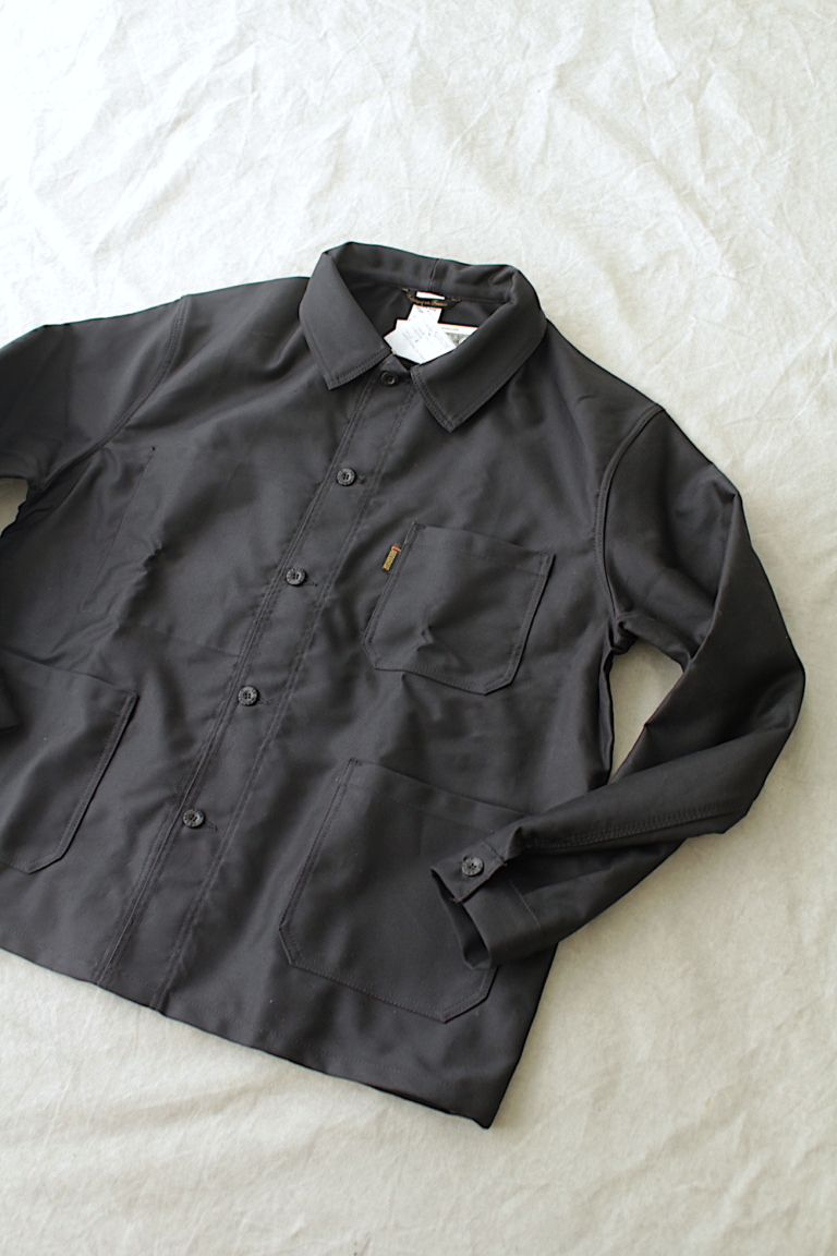 【全国通販】Le Laboureur”VESTON(ル ラブルール)”BLACK MOLESKIN JACKET POST 78