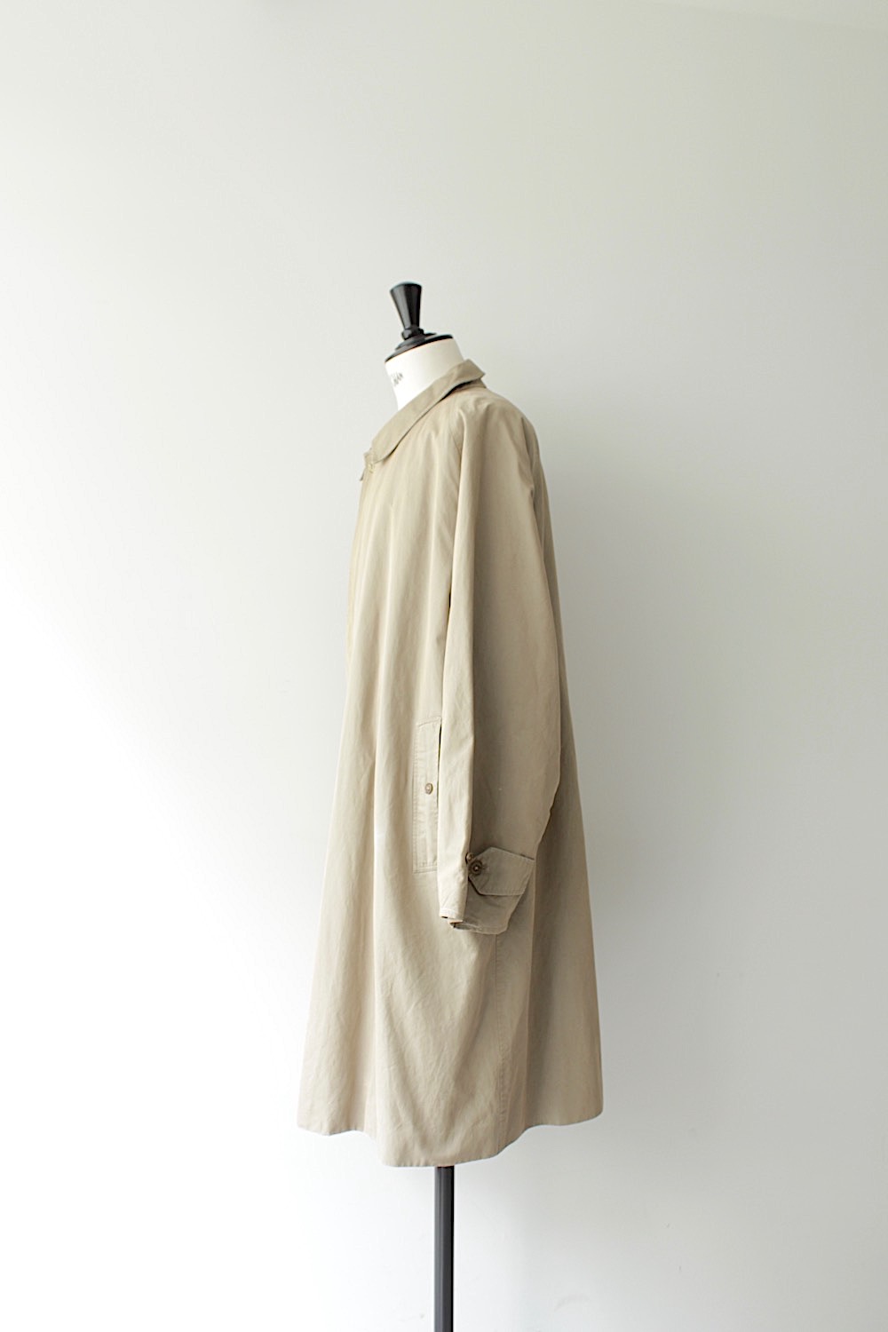 日本最級 80s Burberry vintage balmacaan coat 1枚袖THUIWJステン