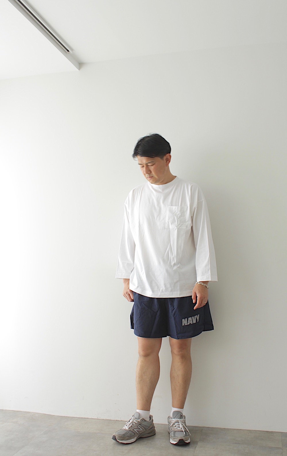 NAVY トレーニングショーツ