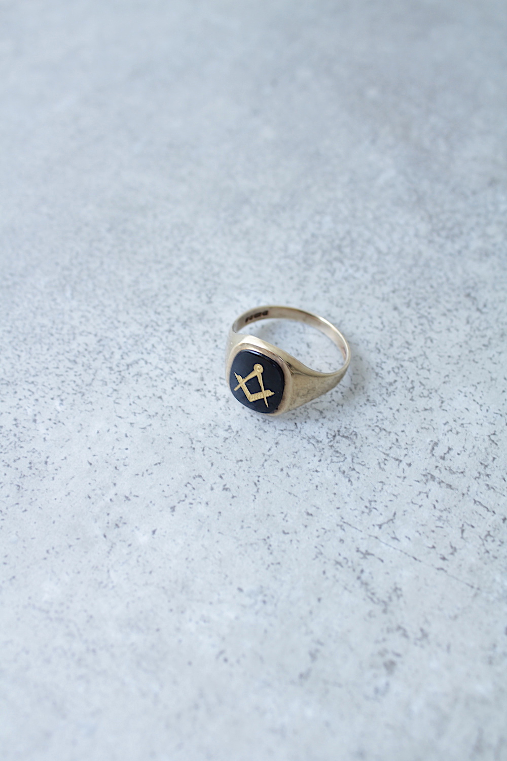 全国通販 Vintage 70s Euro Freemason Gold Ring フリーメイソンゴールドリング 23 5号 3 Post 78 Online Store 東京 都立大学駅前のセレクトショップ