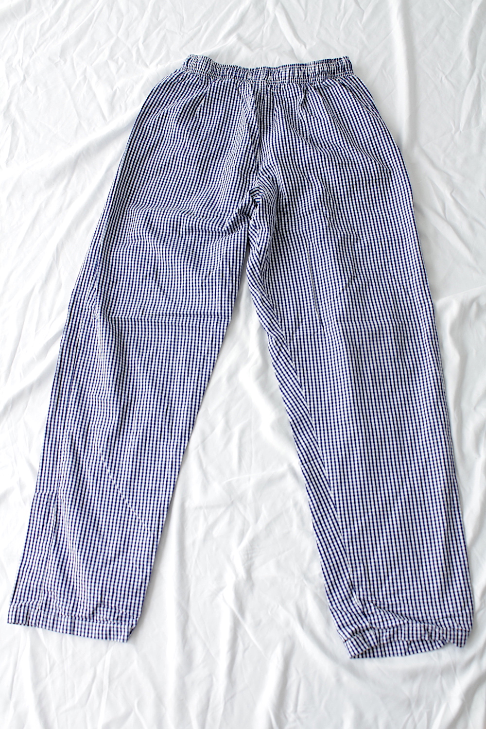 UK gingham check chef pants イージーパンツ