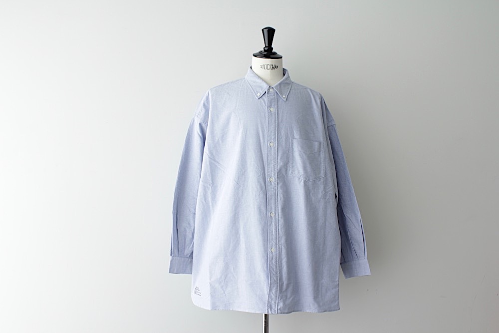 21SS 新品 FreshService BD シャツ BLUE サイズF