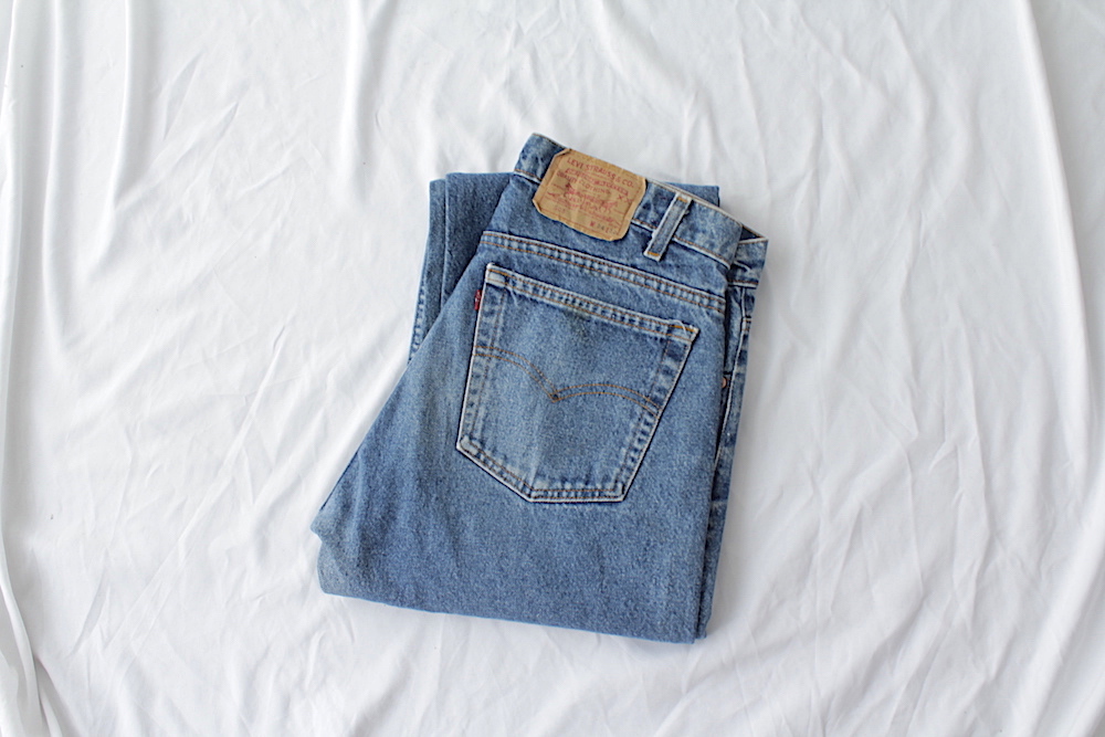 vintage made in USA levis505 denim