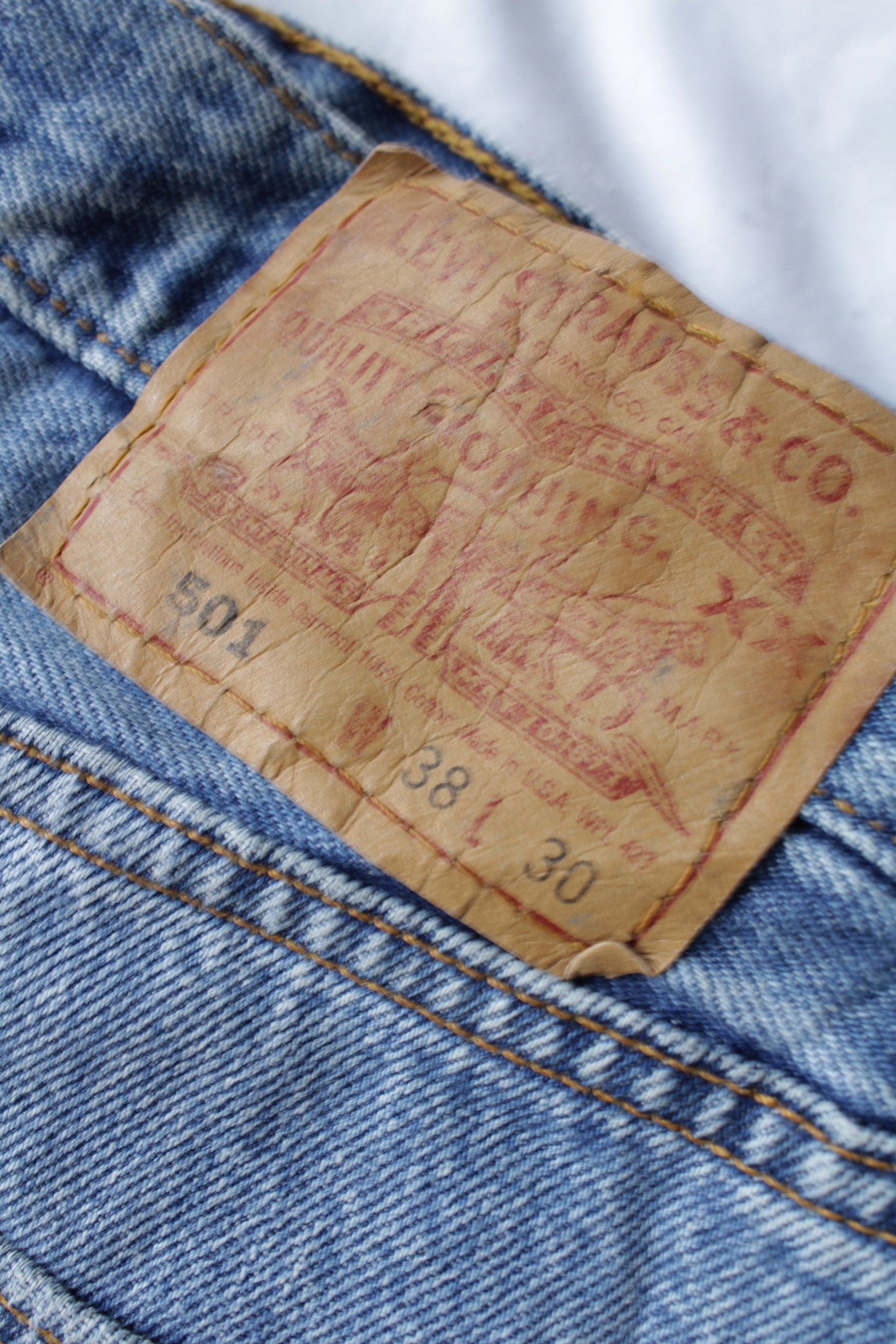 vintage made in USA levis501 denim i