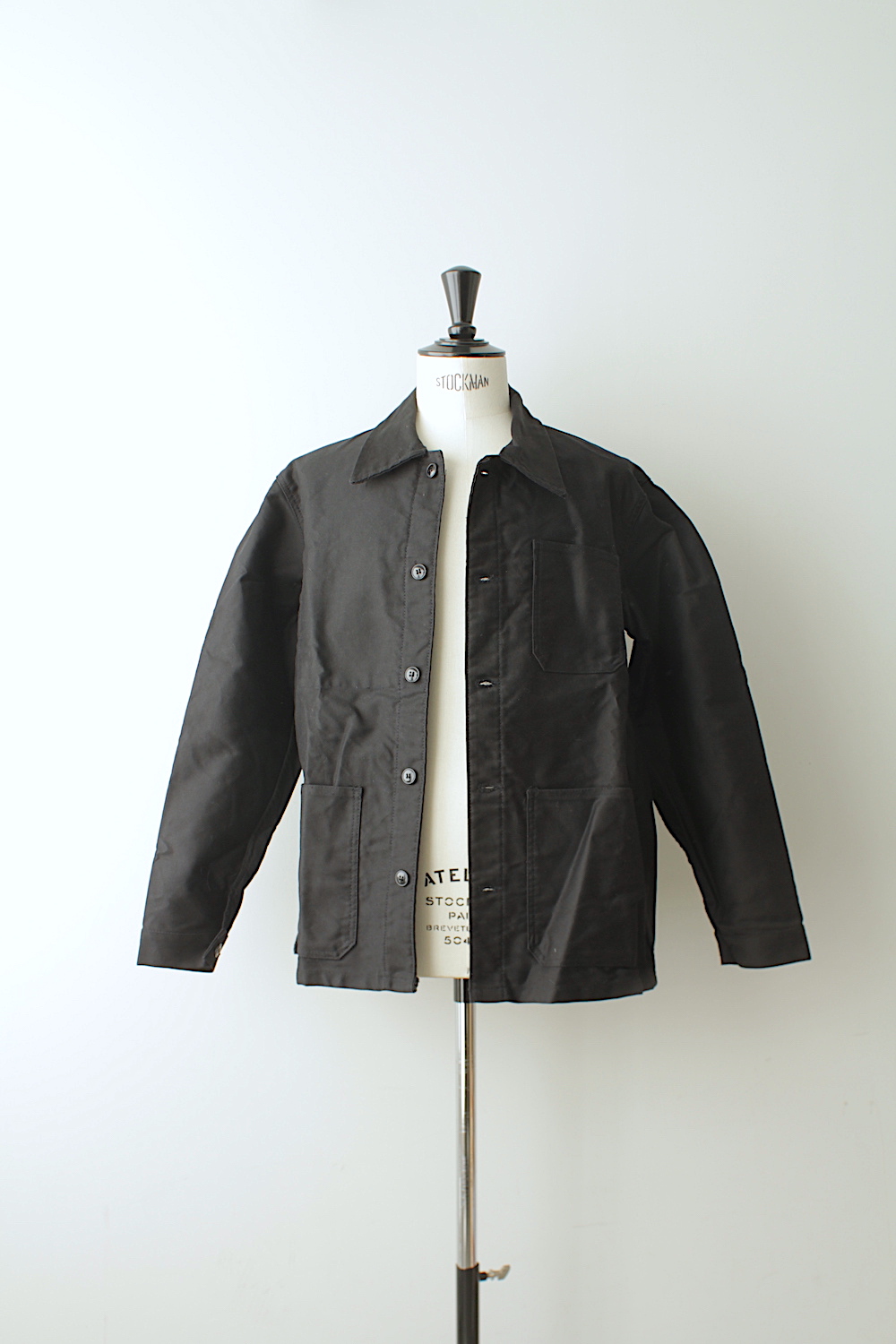 貴重 french black molskin jacket