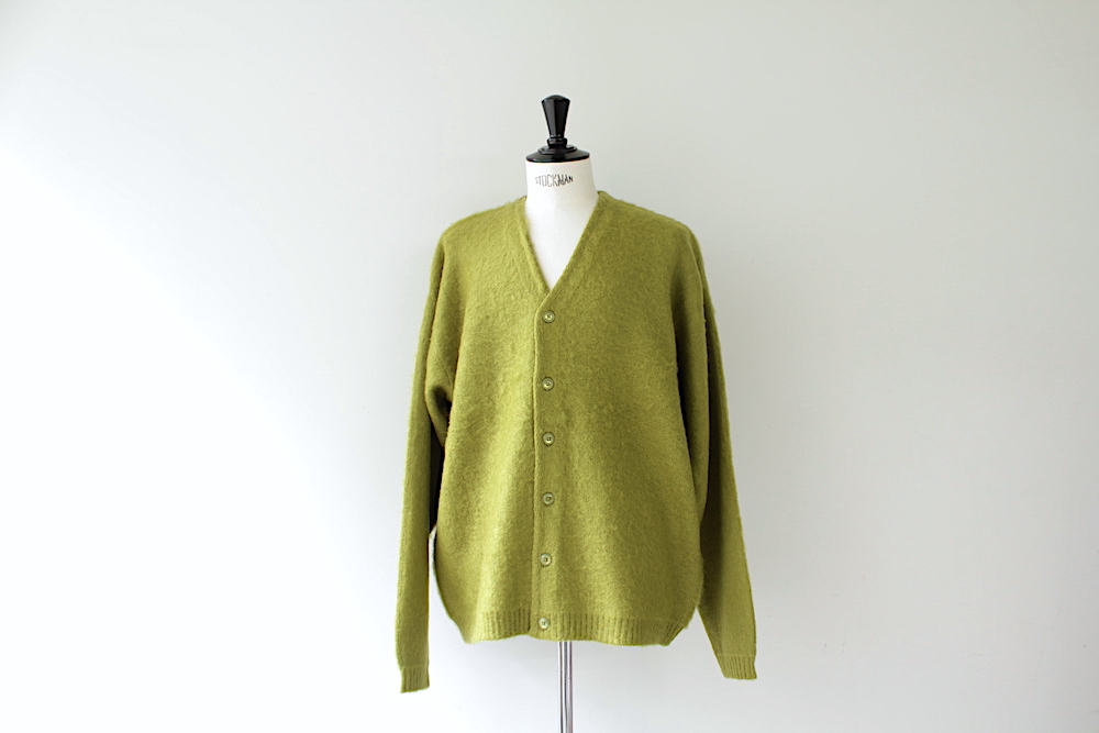 全国通販】TOWN CRAFT “SHAGGY SOLID KNIT CARDIGAN(タウンクラフト