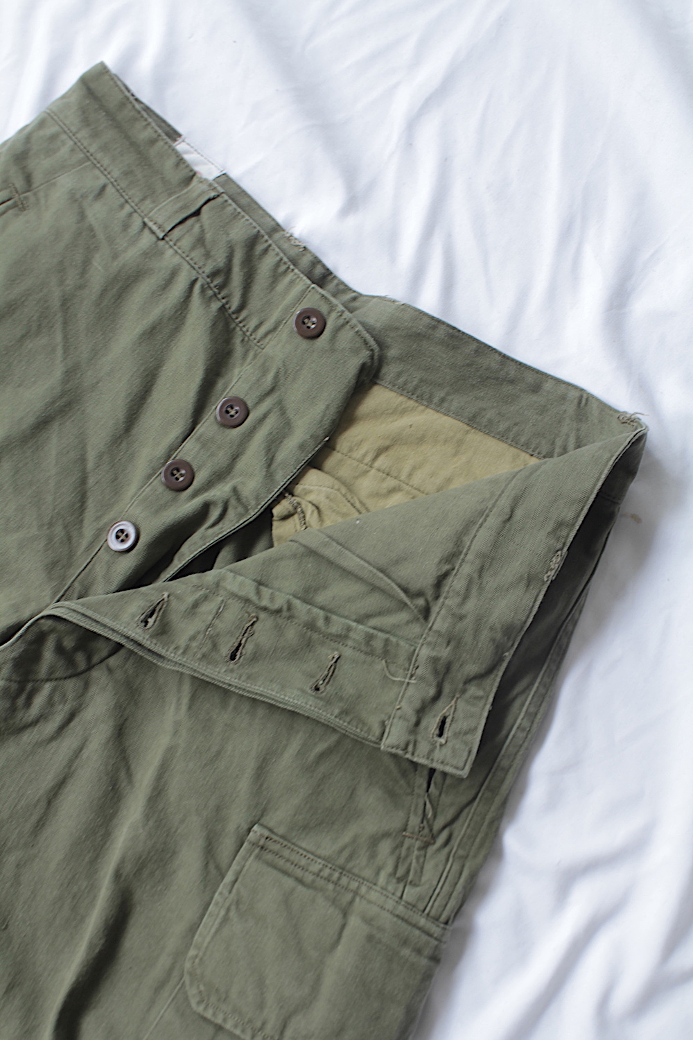 全国通販】【SPECIAL】VINTAGE 60s FRENCH ARMY”M47 CARGO PANTS 後期  