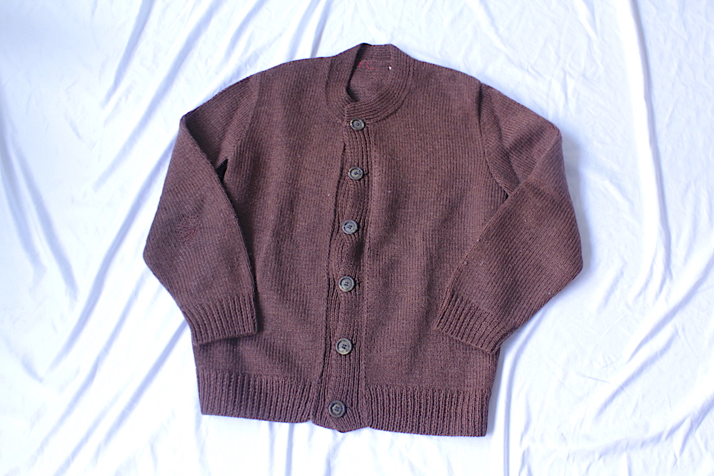france vintage knit cardigan.
