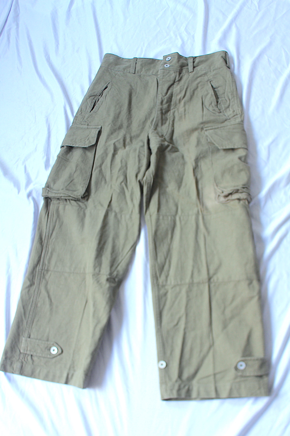 VINTAGE s FRENCH MILITARY”M Cargo Pants 前期 METAL BUTTON