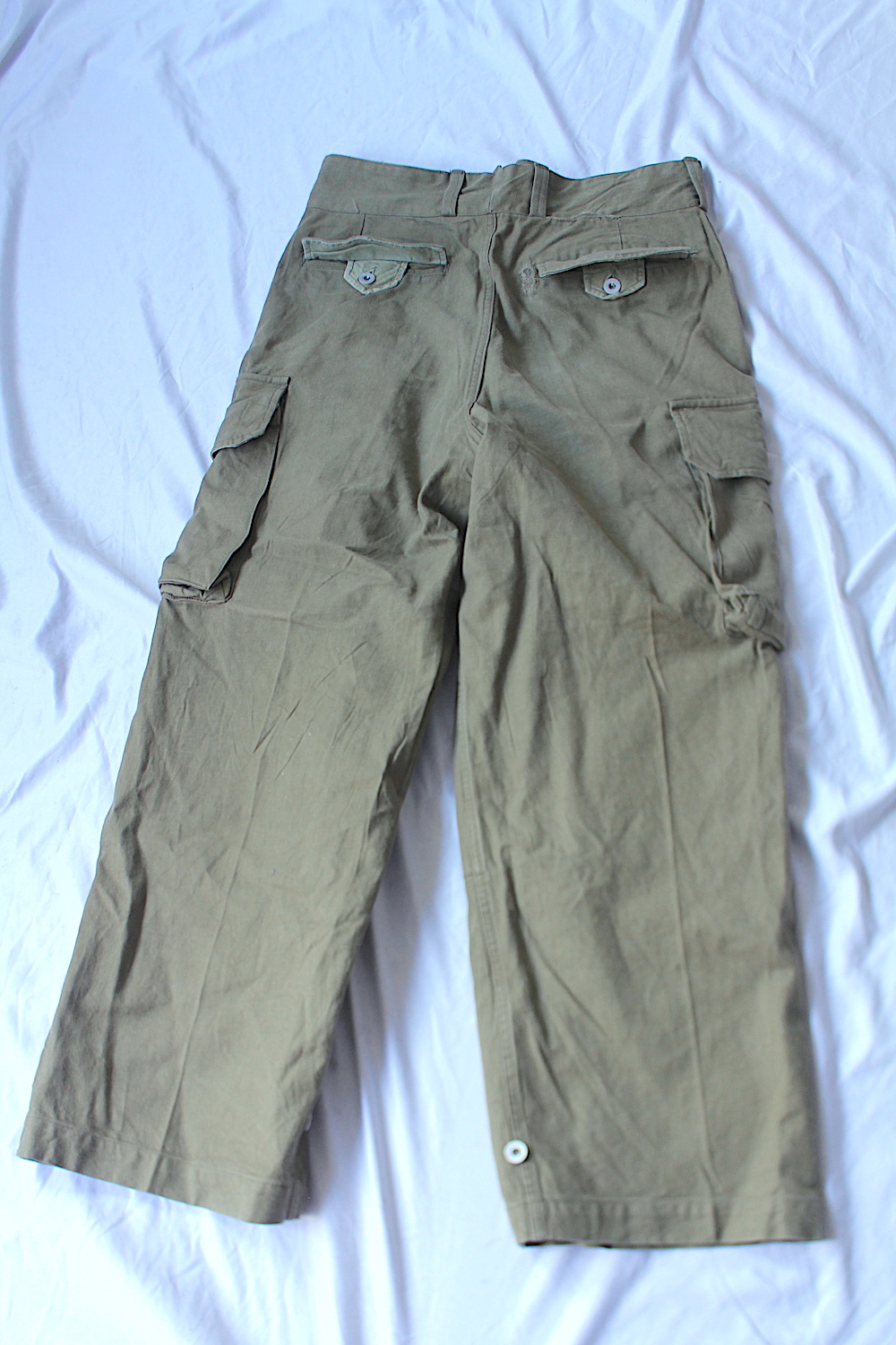 VINTAGE 50s FRENCH MILITARY”M-47 Cargo Pants 前期 METAL BUTTON 