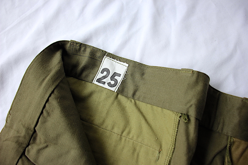 全国通販】VINTAGE 50's French Military”M-47 Cargo Pants 前期 METAL