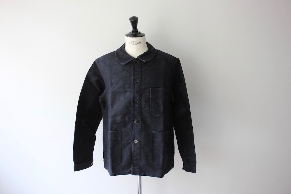 貴重 french black molskin jacket