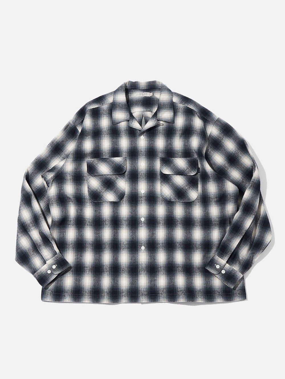 SEDAN ALL-PURPOSE OMBRE PLAID  SHIRTphlannel