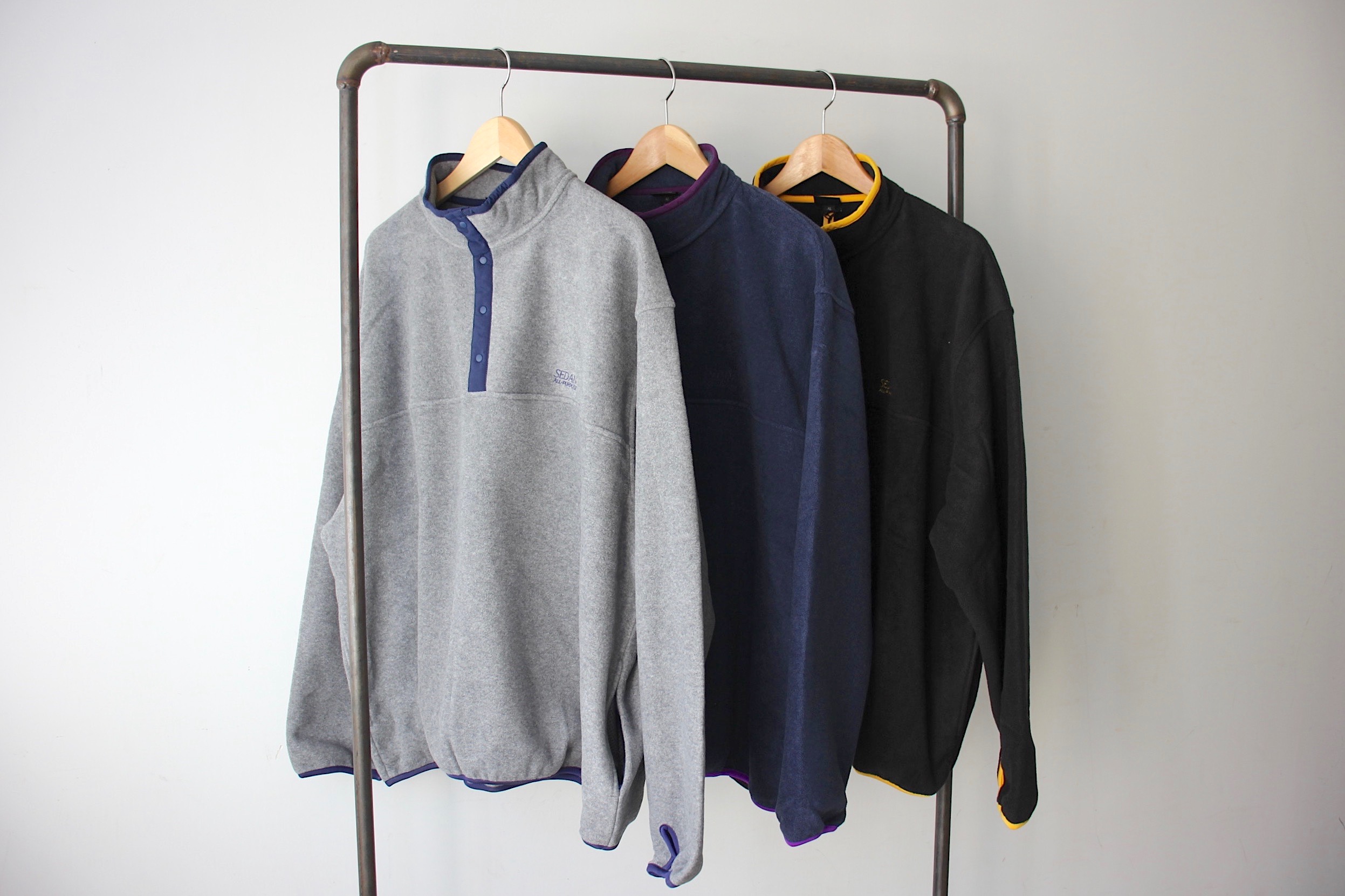 美品 TOXGO別注 SEDAN FLEECE SNAP PULLOVER