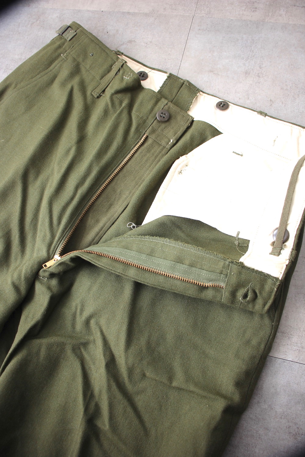 米軍 実物 M-45 フィールドトラウザー コットン 40s U.S.ARMY TROUSERS