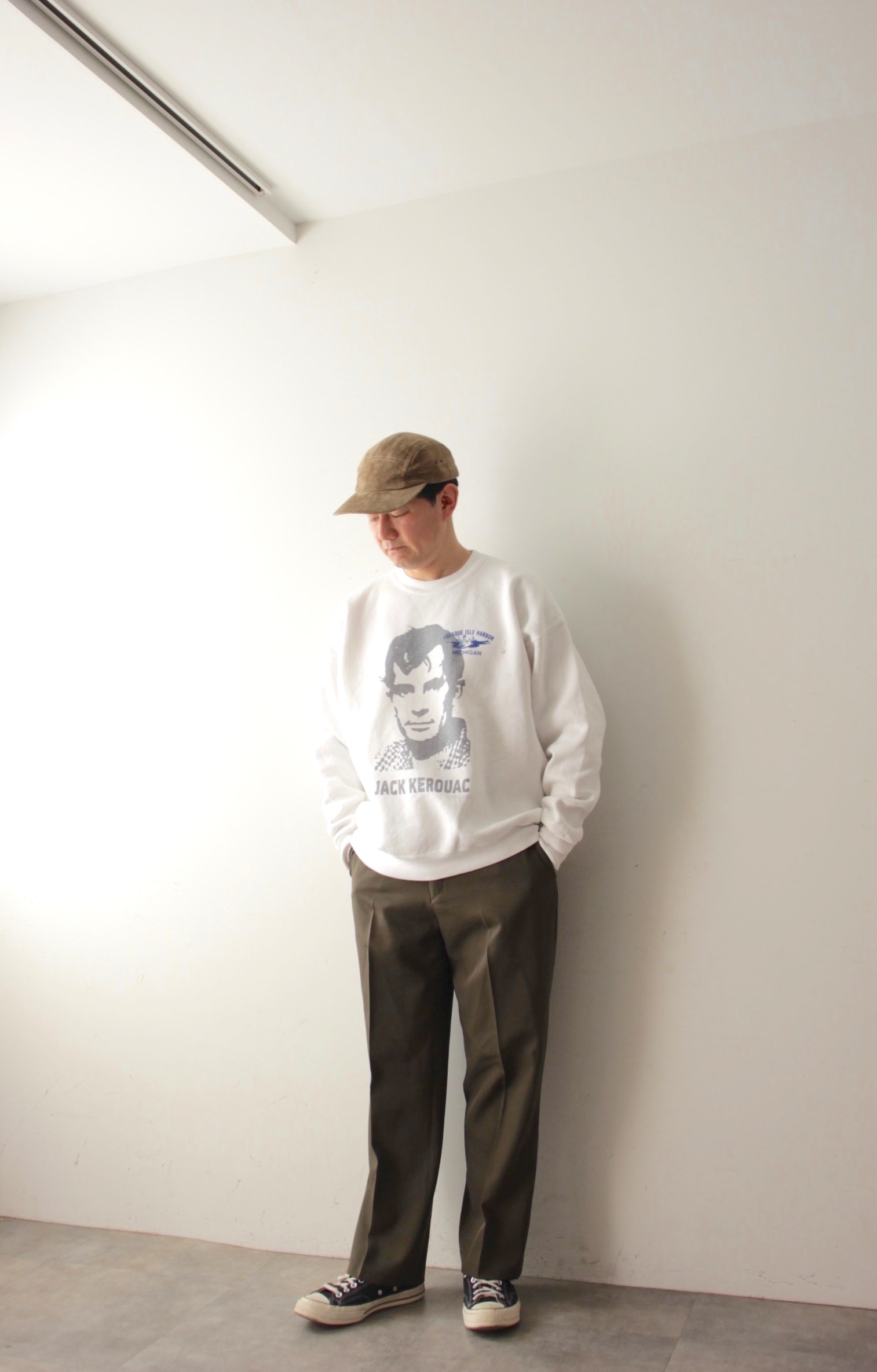 vintage スウェット　リメイクスウェット POWER TO THE PEOPLE トレーナー スウェット ヴィンテージ