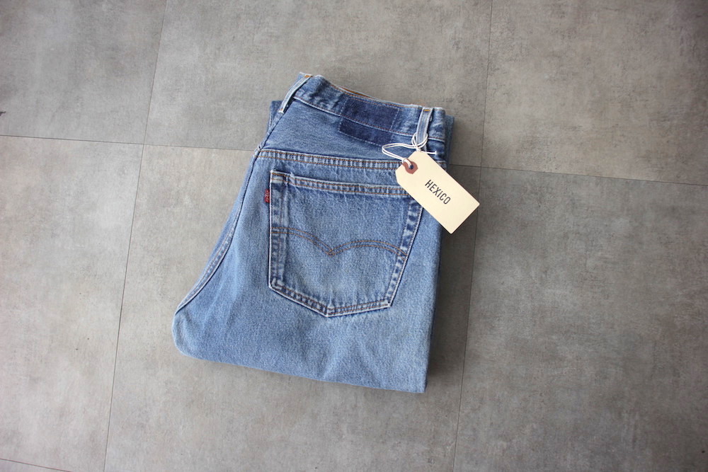GZ-16ST-01 16oz へリンボーン ストレートジーンズOW(38/40