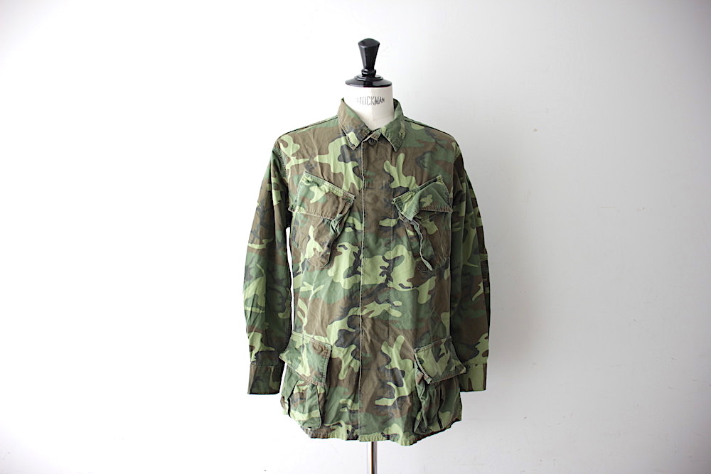 60s US 羨ましかっ ARMY ジャングルファティーグジャケットS-R