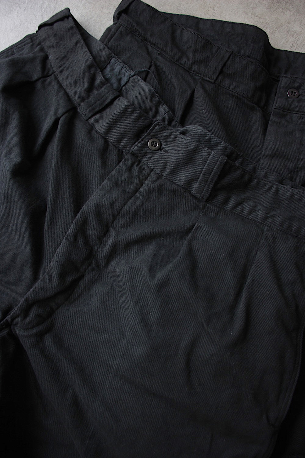 【美品】60s フランス軍M52 チノショーツ ブラック 全国通販】DEAD STOCK 60s FRENCH ARMY