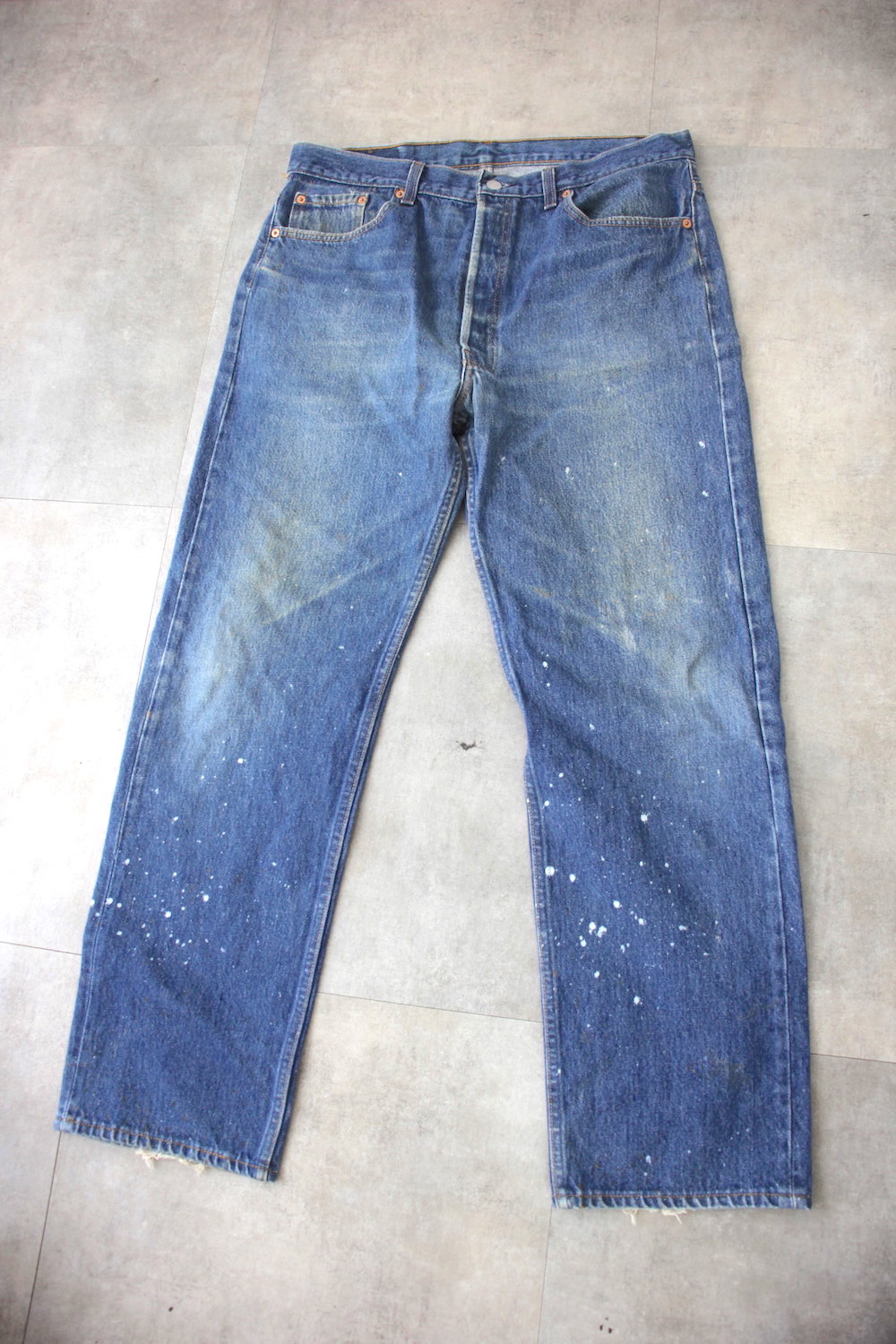 a923 levis リーバイス 501 W34 イエロー アメリカ製（90