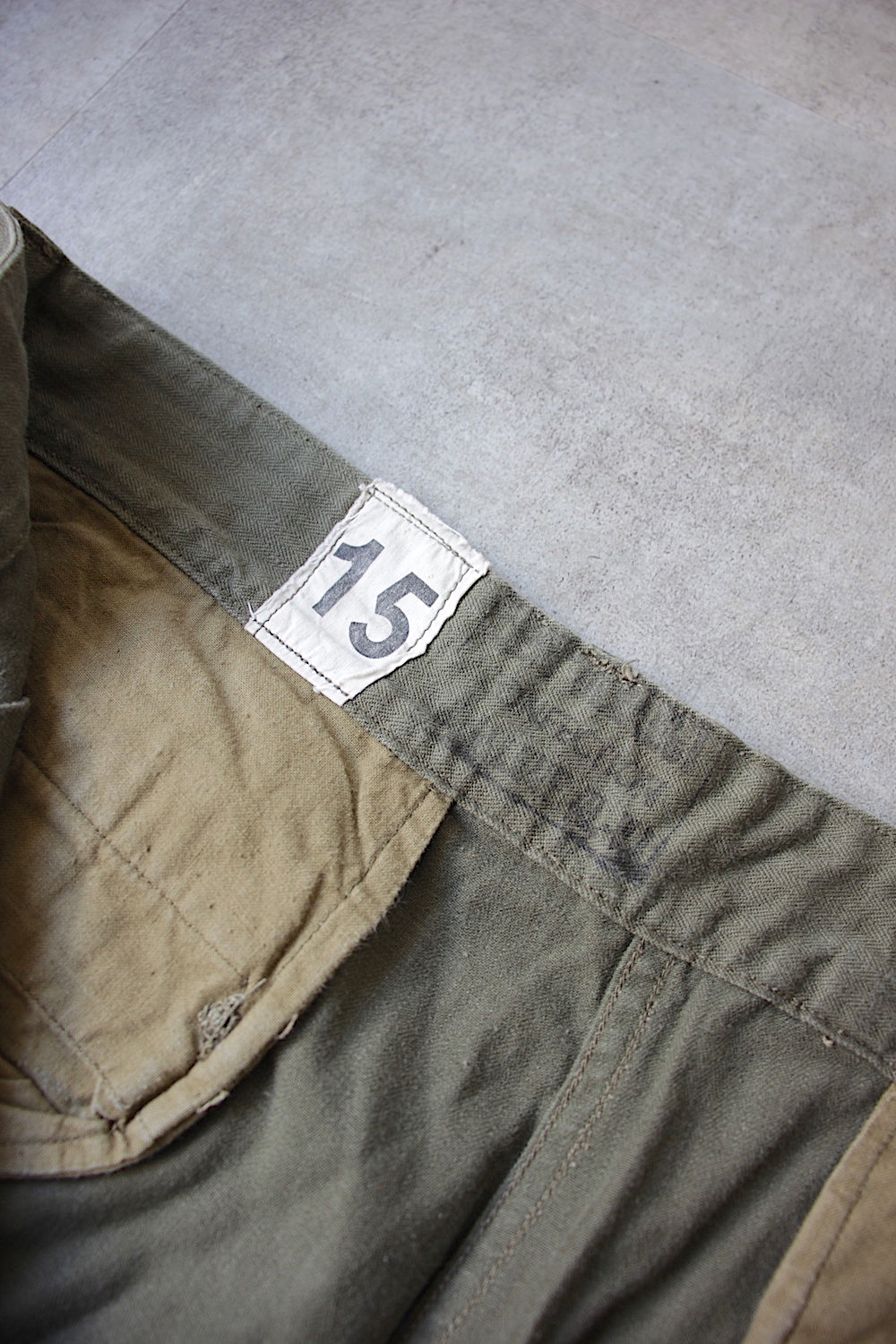 全国通販】DEAD STOCK 50s FRENCH ARMY”M47 CARGO PANTS 前期