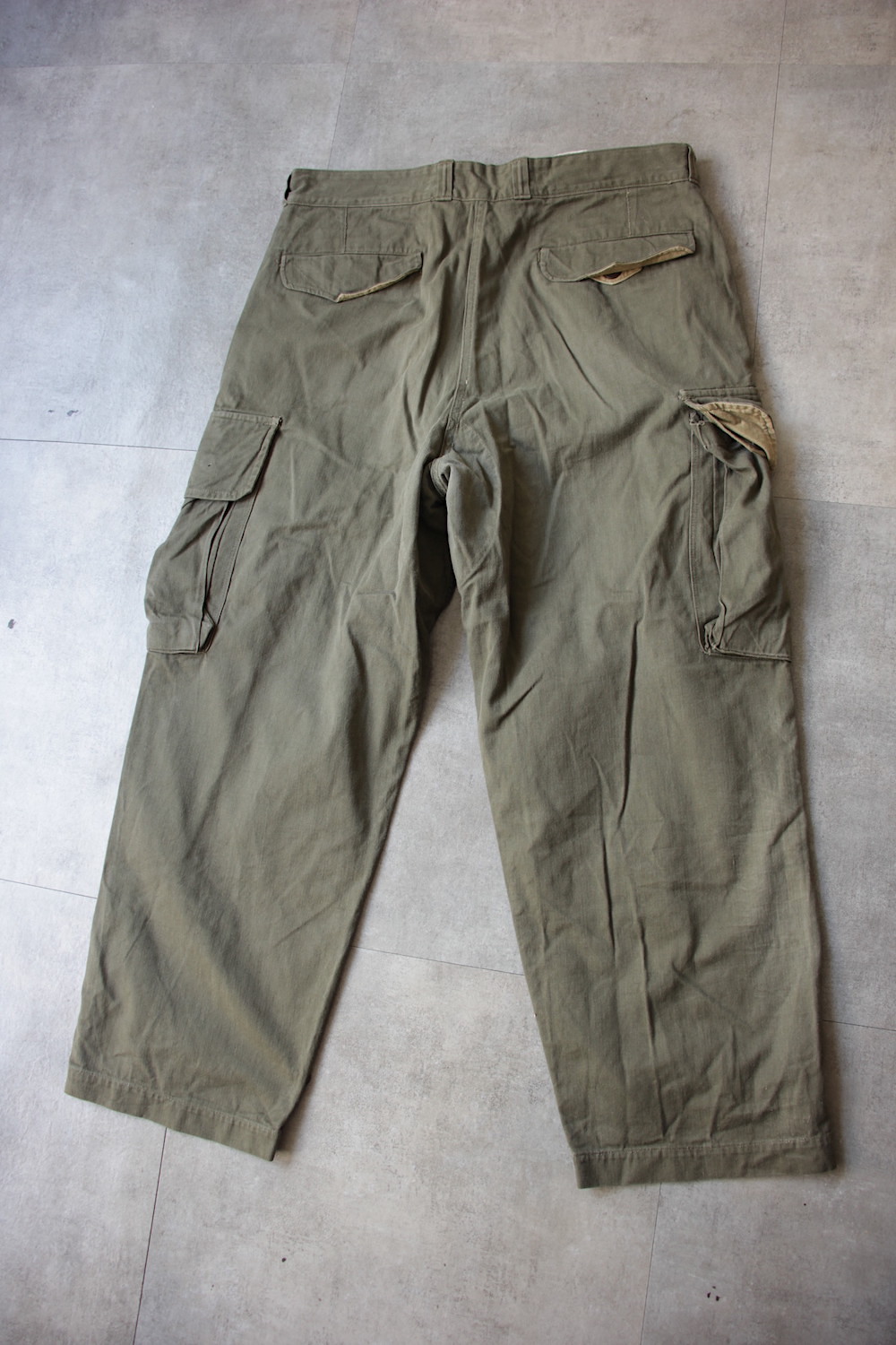 全国通販】DEAD STOCK 50s FRENCH ARMY”M47 CARGO PANTS 前期