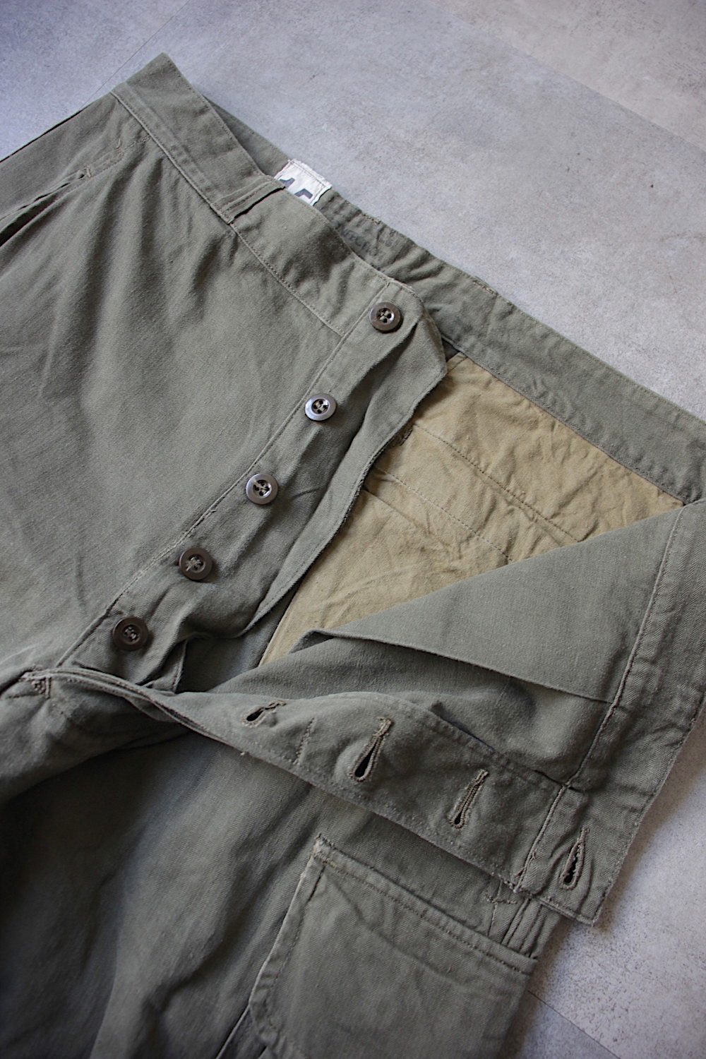 全国通販】DEAD STOCK 50s FRENCH ARMY”M47 CARGO PANTS 前期