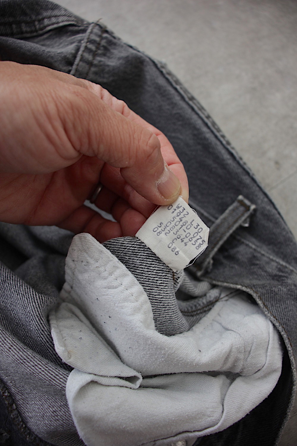 【W38 L30】80s LEVI'S 501 デニム 黒カン 脇割り 82年製 Levi's 501 80年代 リーバイス501 内股シングル 黒カンヌキ 脇割